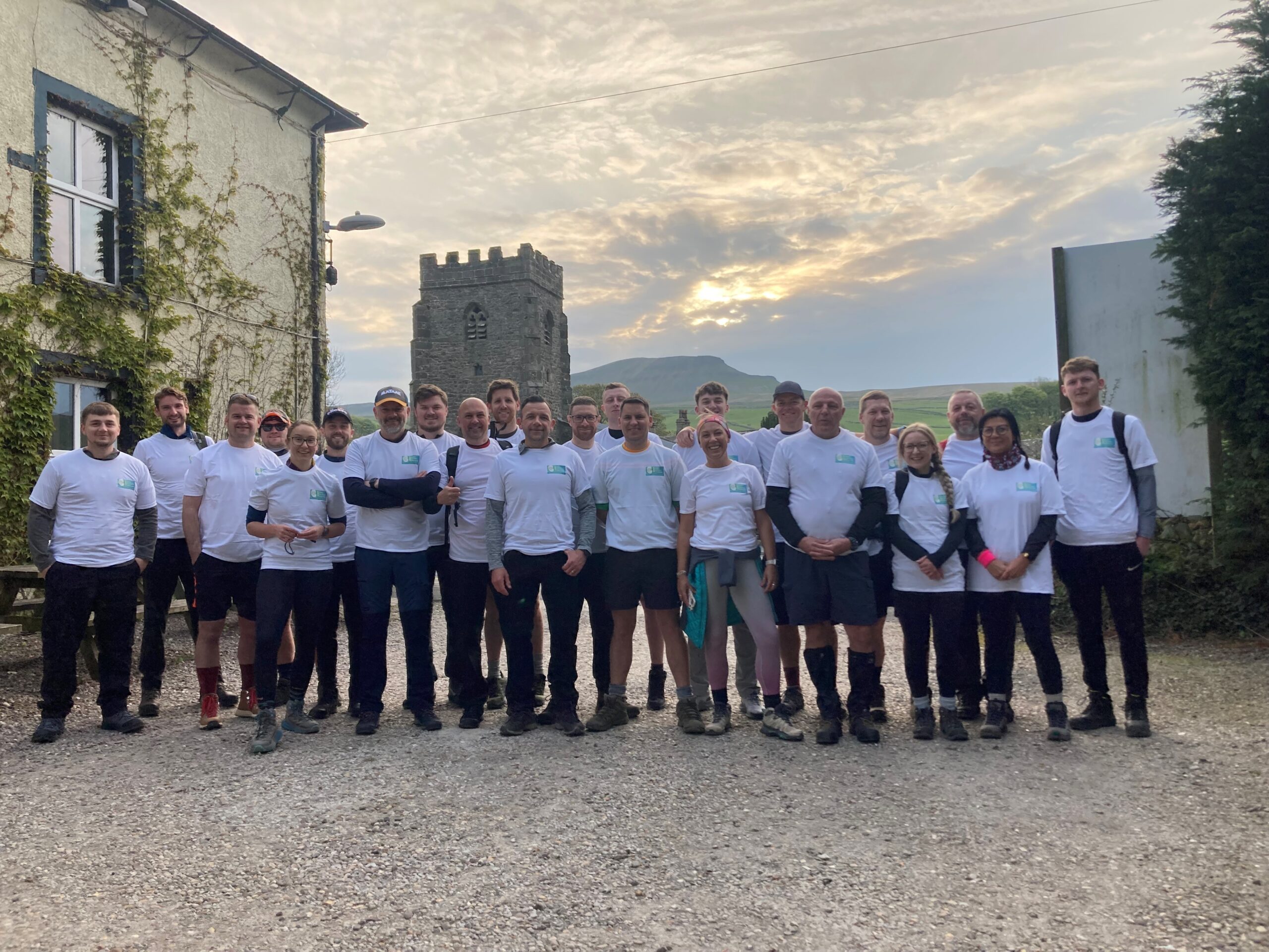 Walkers ready to take on the Yorkshire Three Peaks Challenge